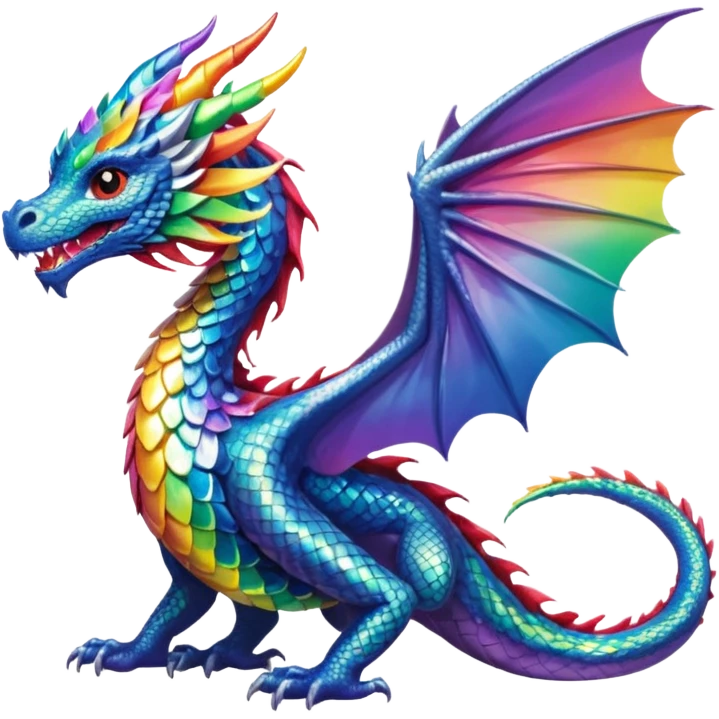 Rainbow Dragon  emoji