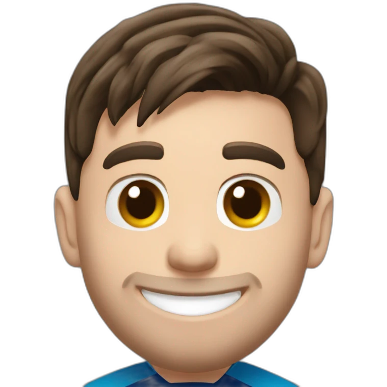 Lionel Messi happy emoji