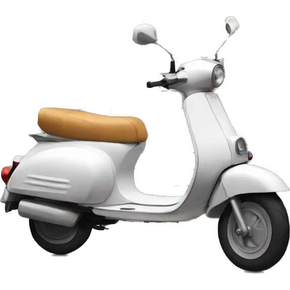 a scooter in front of a brick wall emoji