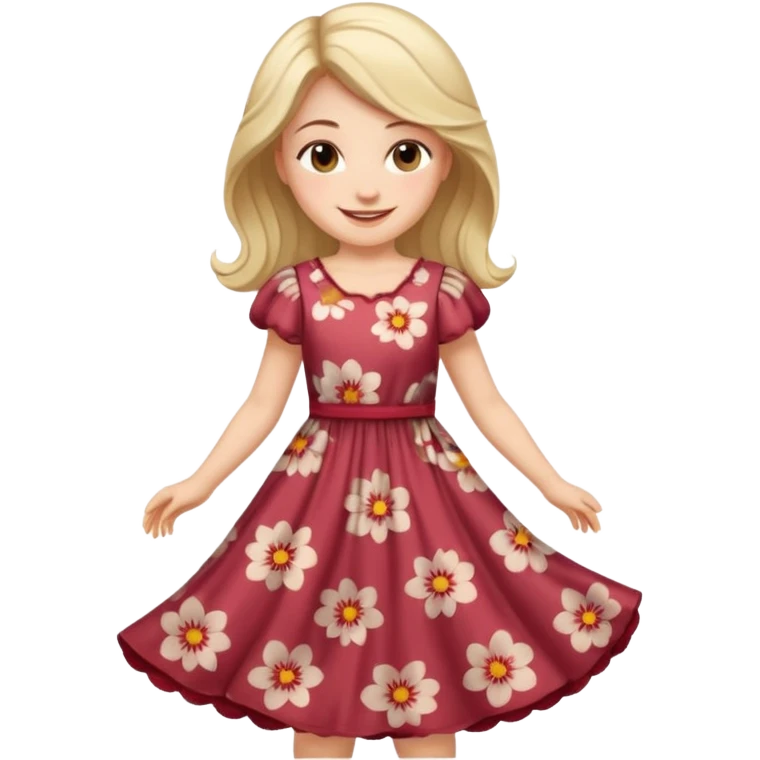 دختری که درحال لباس پوشیدن است emoji