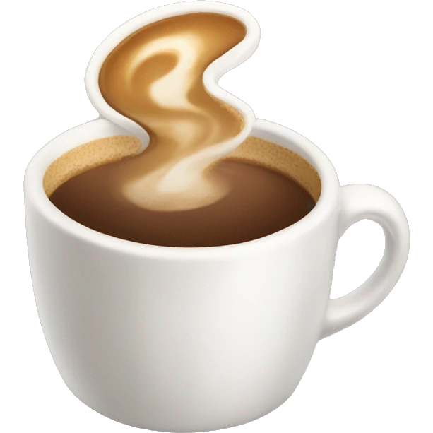 a cup of capuucino emoji