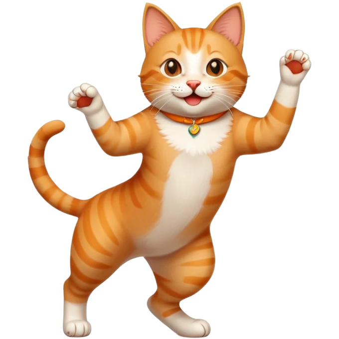 Dancing cat emoji
