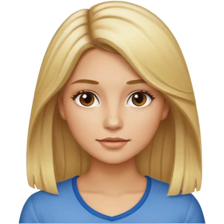 Tipos de rubio en mujer  con californianas  emoji