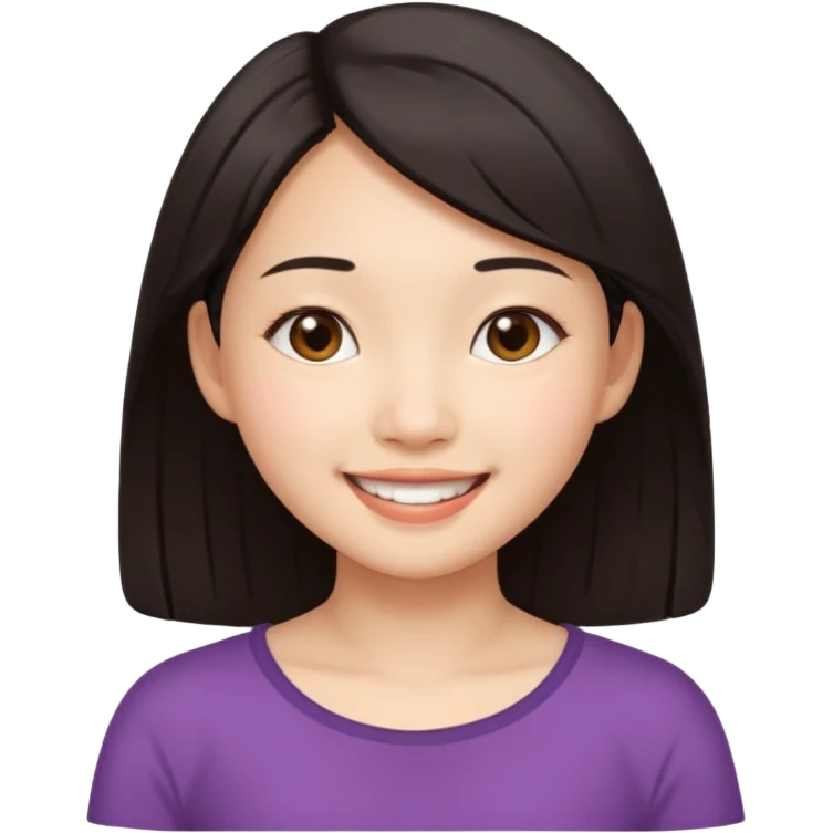 Asian girl with small boobs emoji