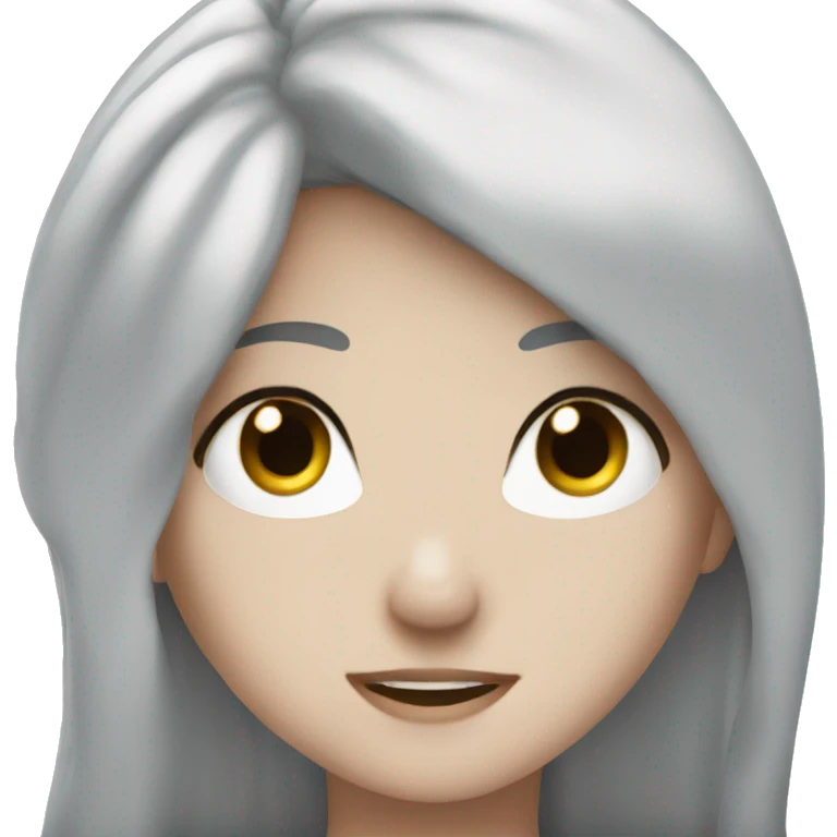 nagi from blue lock white hair and grey eyes emoji