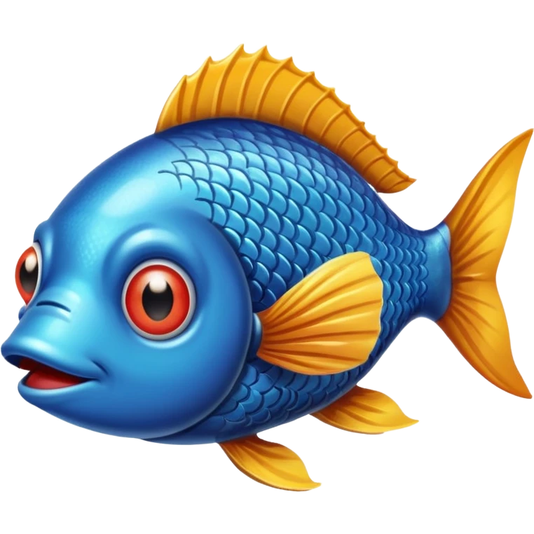 3 eyed fish with the number 10000 in it emoji