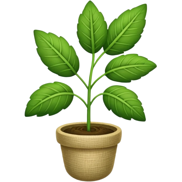 Linen plant emoji
