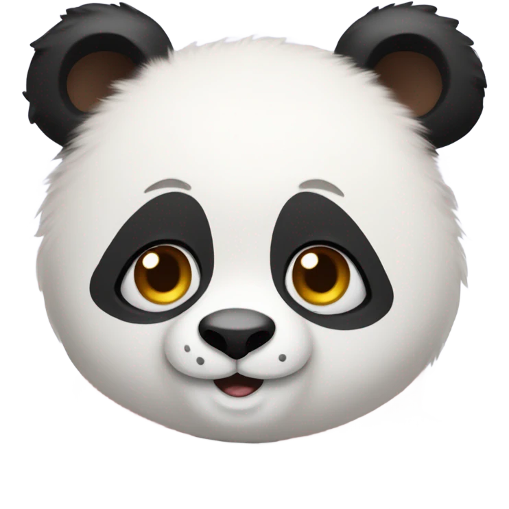 Pink panda emoji