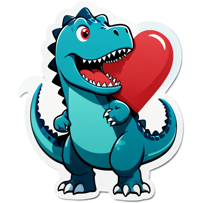 valentines dinosaur  emoji