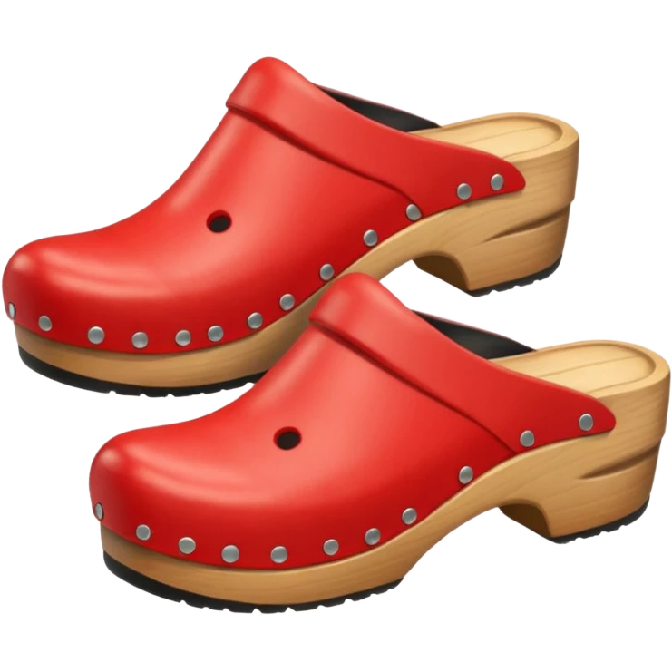clogs red emoji
