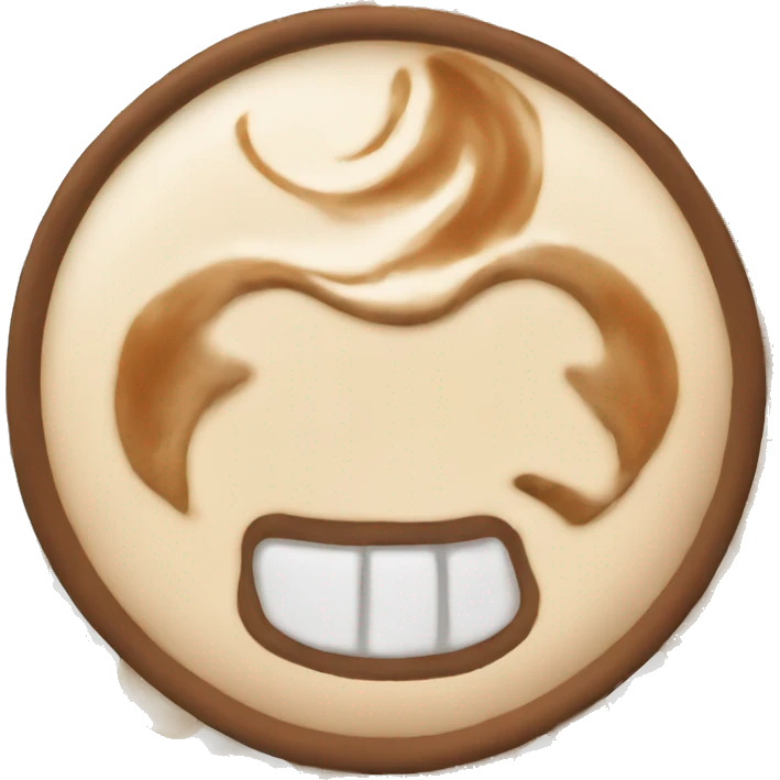 Aesthetic latte emoji