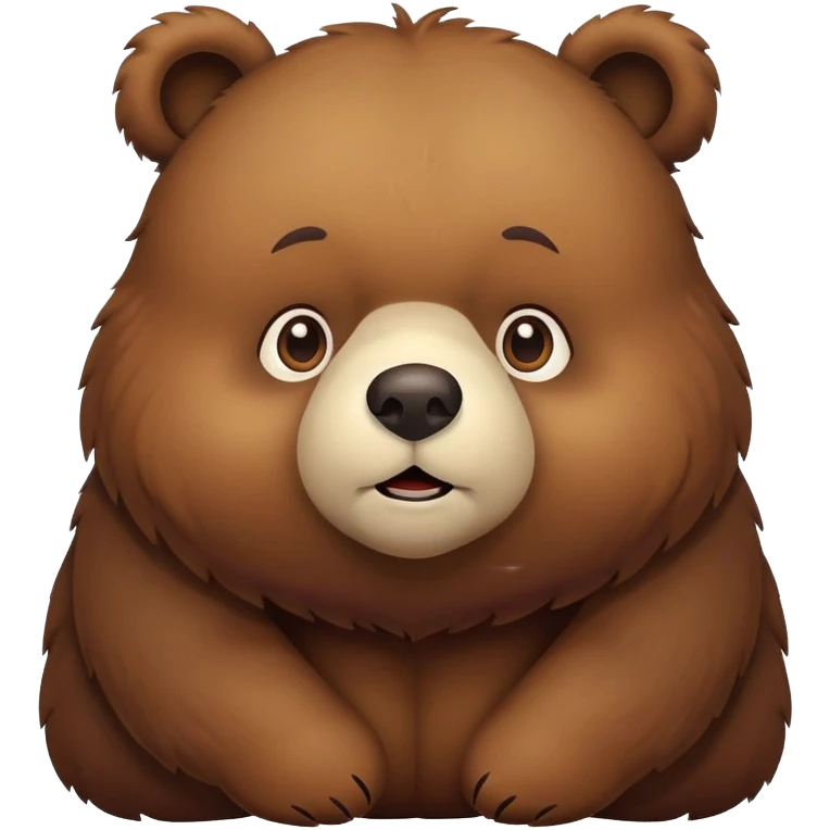 fat bear emoji