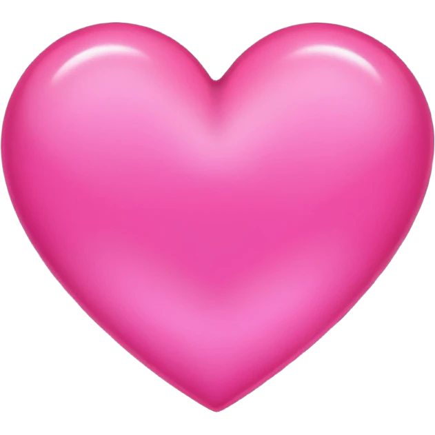 A glowing pink heart. Make it glow like crazy. Very bright and intense emoji