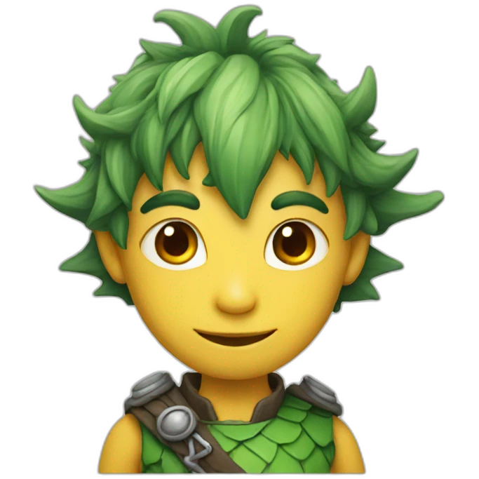 a dragon with a human apperence emoji