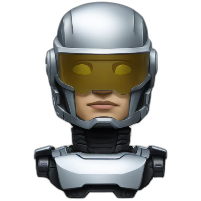 Robocop head real emoji