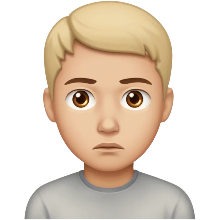 ich habe Angst vor dem ergebniss vom Test heute emoji
