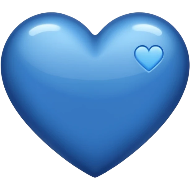 Navy heart  emoji