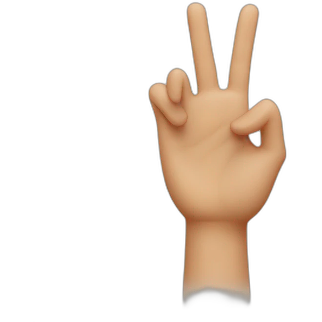 fingers forming a heart emoji