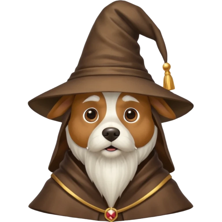 Dog wizard emoji