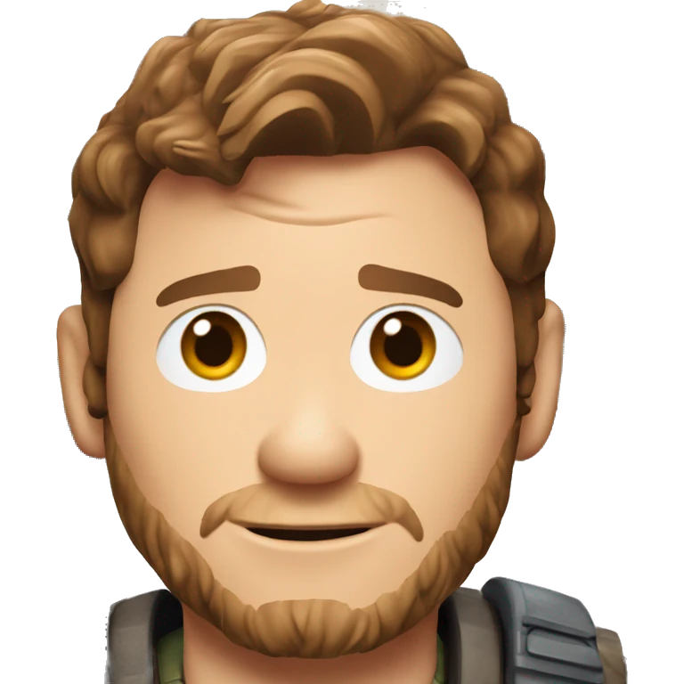 Chris pratt of Jurassic world emoji