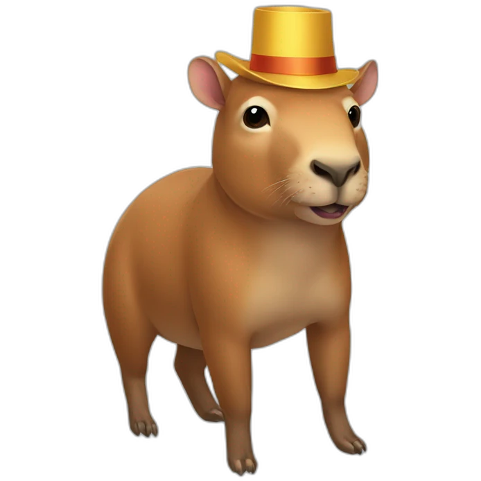 Party Capibara emoji