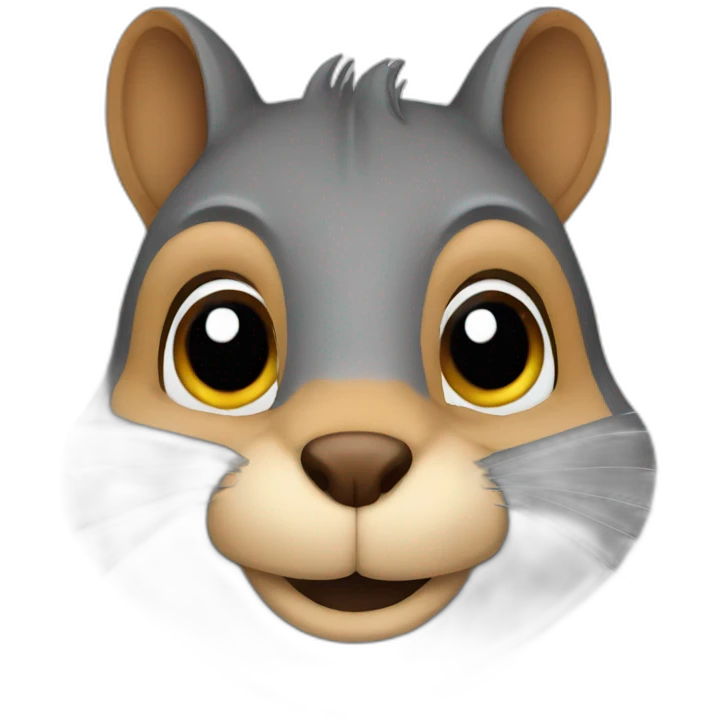 squirrel face emoji