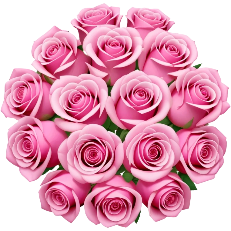pink rose bouquet emoji