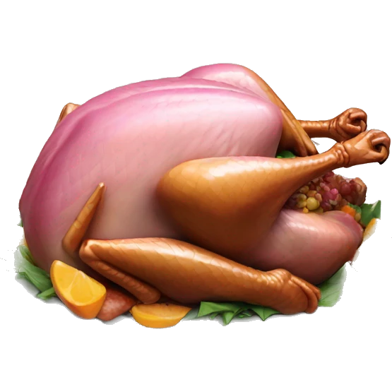 Pink-roasted turkey  emoji