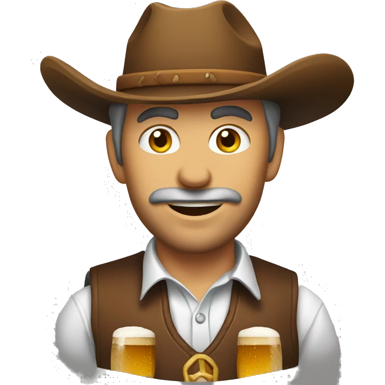 Cowboy bière emoji