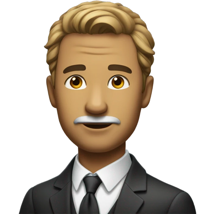 composed man emoji