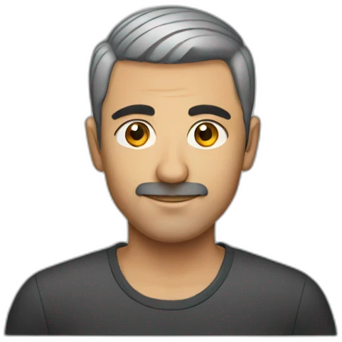 turkish man with short hair emoji