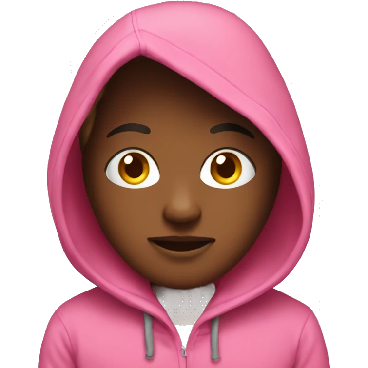 Pink hoodie  emoji
