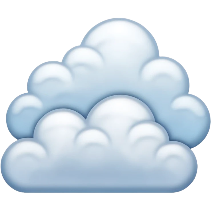 snowing clouds emoji