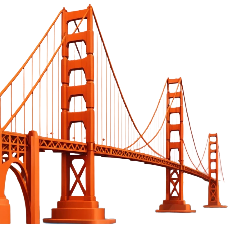 Golden Gate Bridge emoji