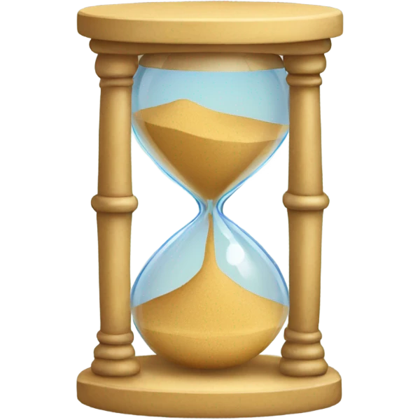 sand clock emoji