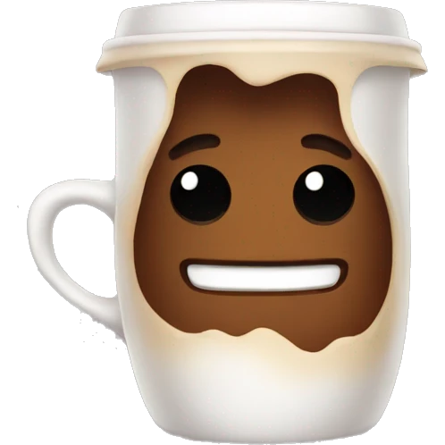 Cute coffee emoji