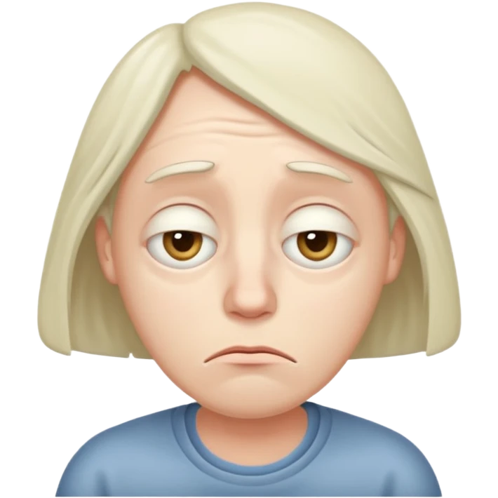tired emoji