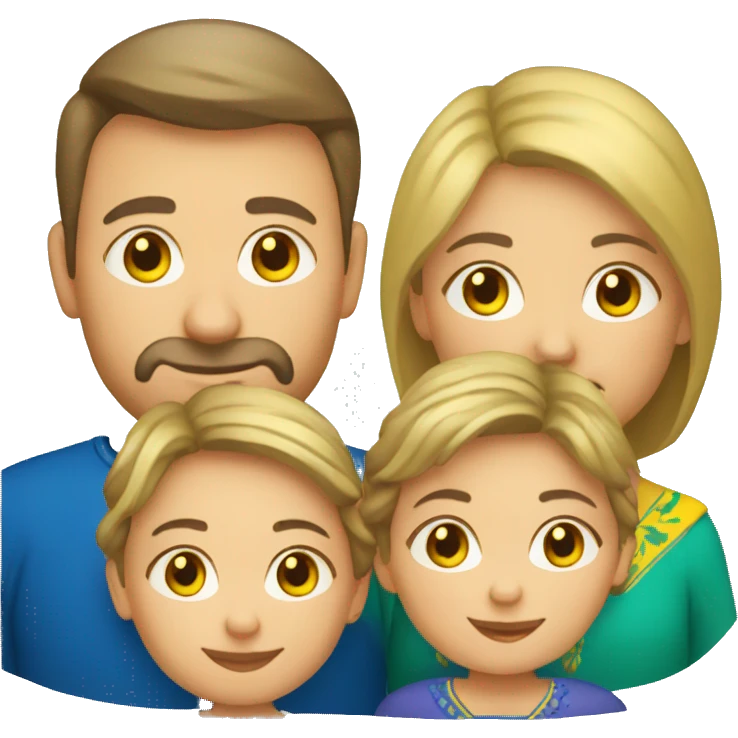 ukrainian-family-in-vyshyvankas emoji