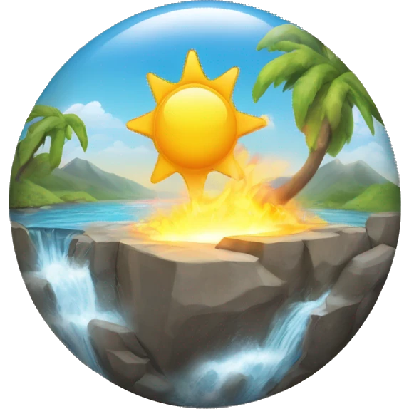 Energy can be found in many places, including the sun, water, and rocks. These places that "store" energy are called energy sources. emoji