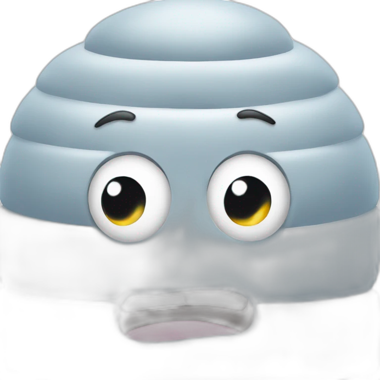 igloo not sure face emoji