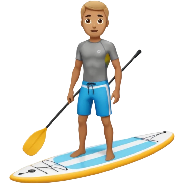 paddle board man emoji