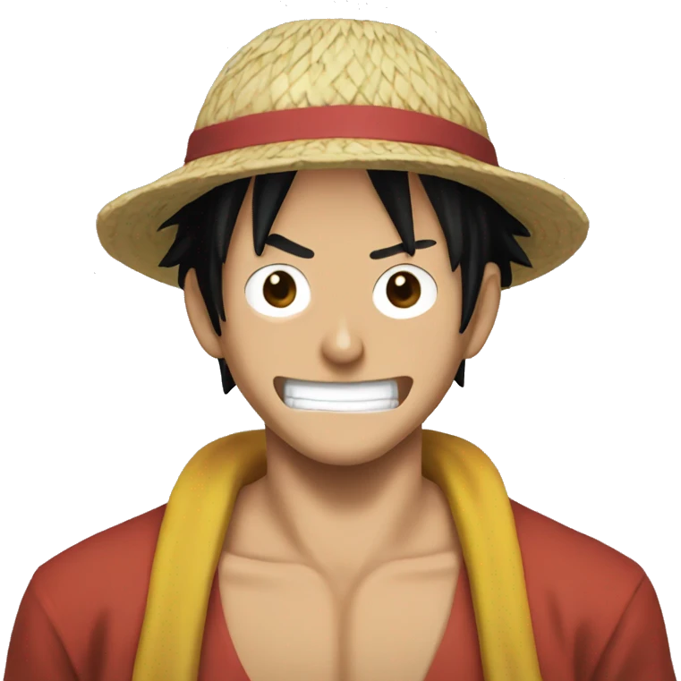 Luffy from one piece  emoji