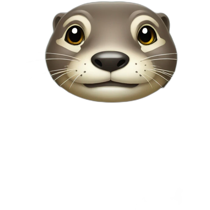 Loutre sur tortue emoji