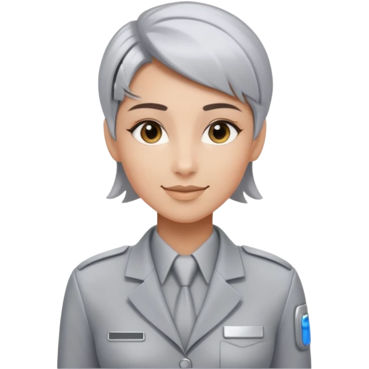 Futuristic Customer Service Agent  emoji