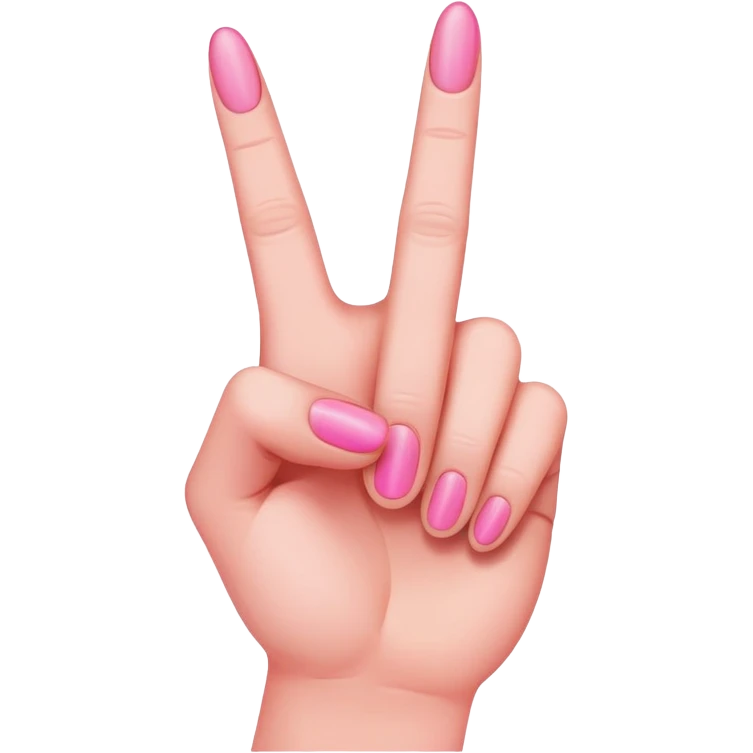 pink middle finger emoji