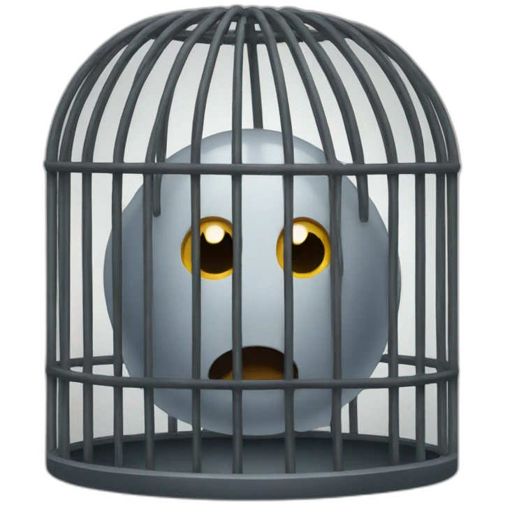 Iron cage emoji