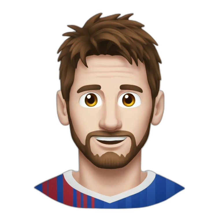 Messi sur une chèvre emoji