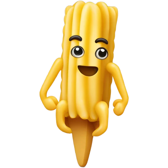Macaroni running  emoji