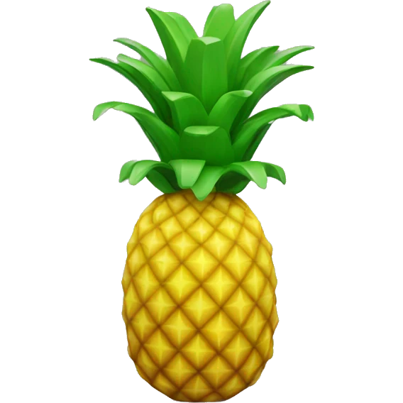3D Pineapple  emoji