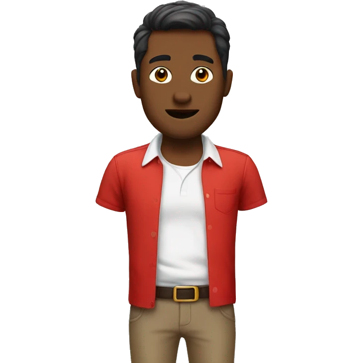 red shirt emoji